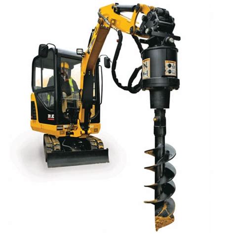 rent auger for mini excavator southern california|mini excavator auger rental.